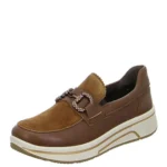 Дамски обувки Ara естествена кожа High Soft ширина H кафяви