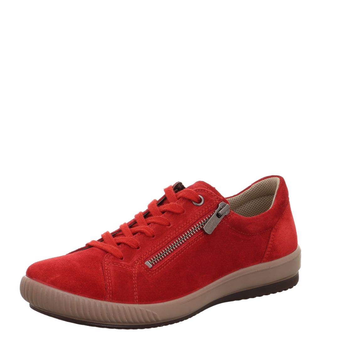 2 Дамски спортни обувки Legero естествена кожа червени - Image 1