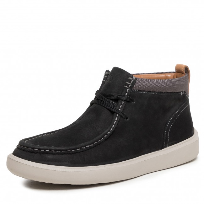 Мъжки боти Clarks Cambro Mid Black  Nubuck черни