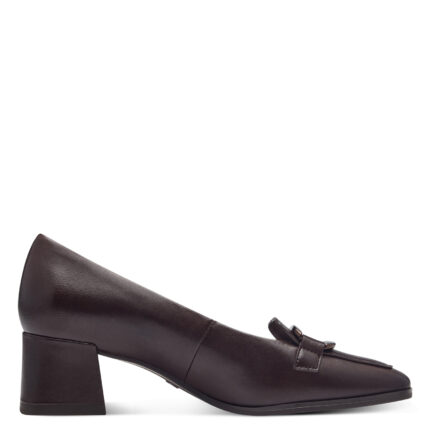 Дамски обувки Tamaris  естествена кожа кафяви