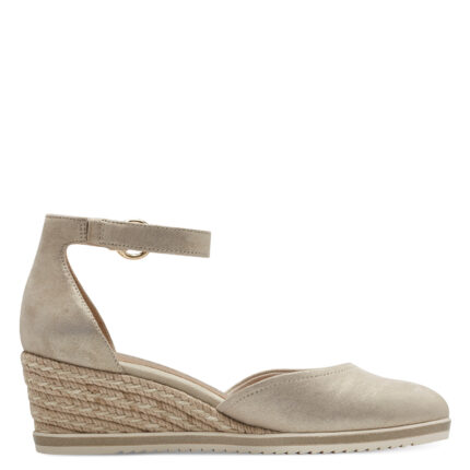 Дамски обувки на платформа Tamaris Touch It златисти