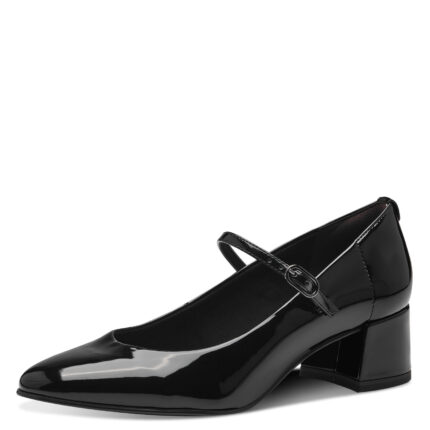 Дамски обувки на ток Tamaris черни