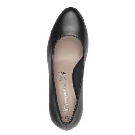 Дамски елегантни обувки на ток Tamaris мемори пяна черни