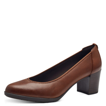 Дамски обувки Tamaris естествена кожа кафяви