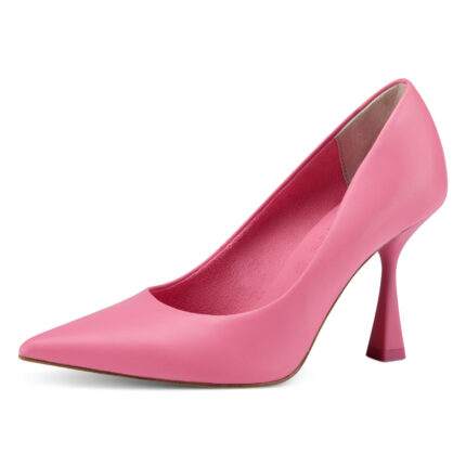 Дамски елегантни обувки на ток Tamaris мемори пяна розови