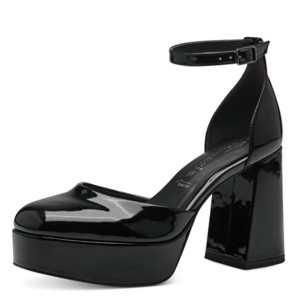 Дамски обувки на ток Tamaris Touch it черни