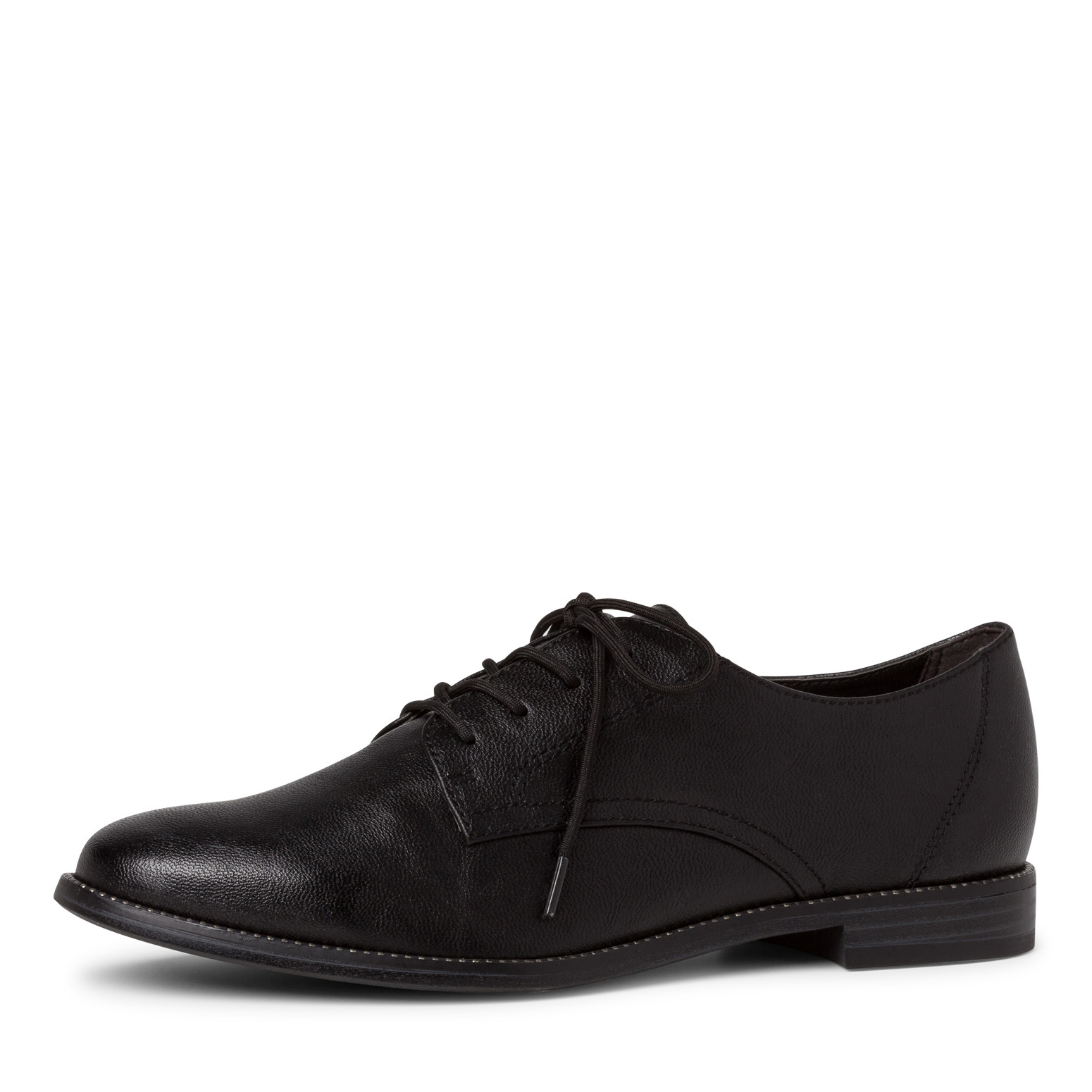 Дамски ежедневни обувки Tamaris с връзки черни TOUCH IT