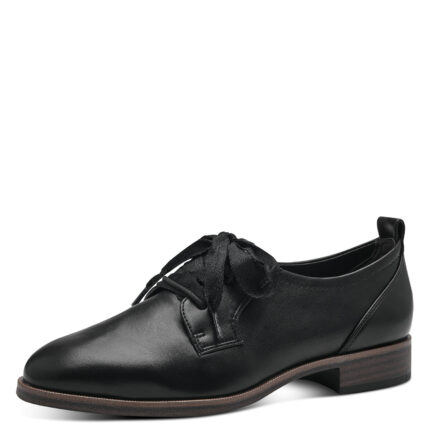 Дамски равни обувки Tamaris мемори пяна  ANTISLIDE черни