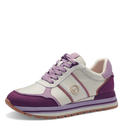 Дамски спортни обувки Tamaris Essentials бежови/лилави
