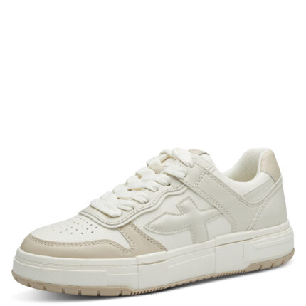 Дамски спортни обувки Tamaris слонова кост