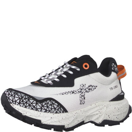 Дамски маратонки с връзки Tamaris  бели