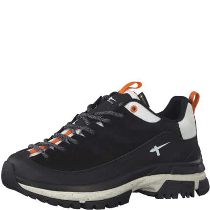 Дамски маратонки с връзки Tamaris Gore Tex черни