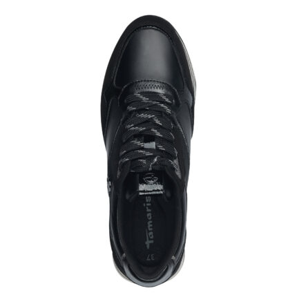 Дамски елегантни обувки  на ток Tamaris Touch it черни