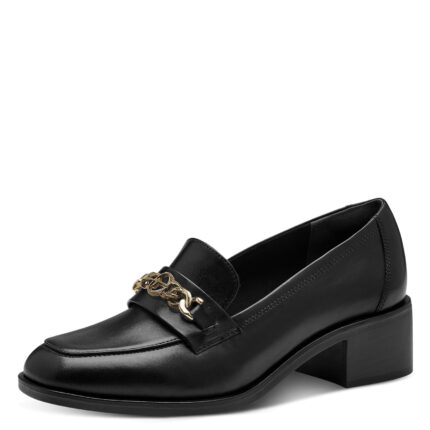 Дамски обувки Tamaris Touch it естествена кожа черни