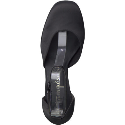 Дамски елегантни обувки  на ток Tamaris Touch It черни