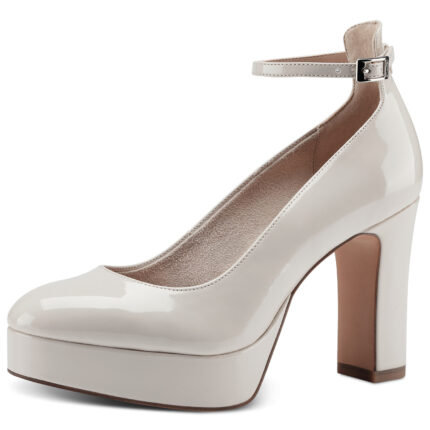 Дамски елегантни обувки  на ток Tamaris Touch it бежови