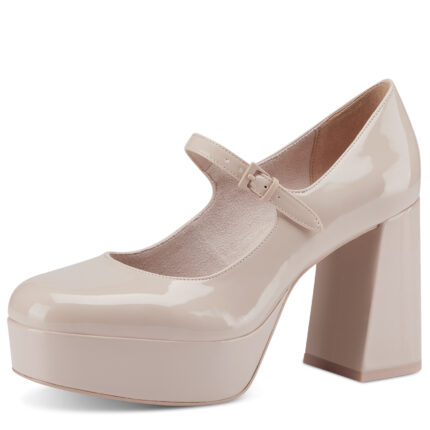 Дамски елегантни обувки  на ток Tamaris Touch it розе