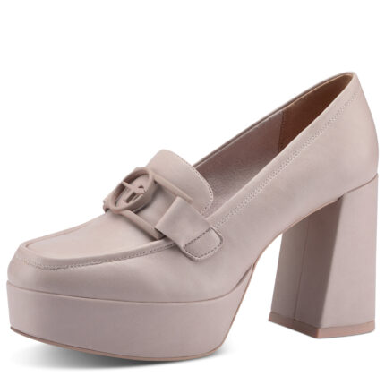 Дамски обувки на висок ток Tamaris мемори пяна пудра