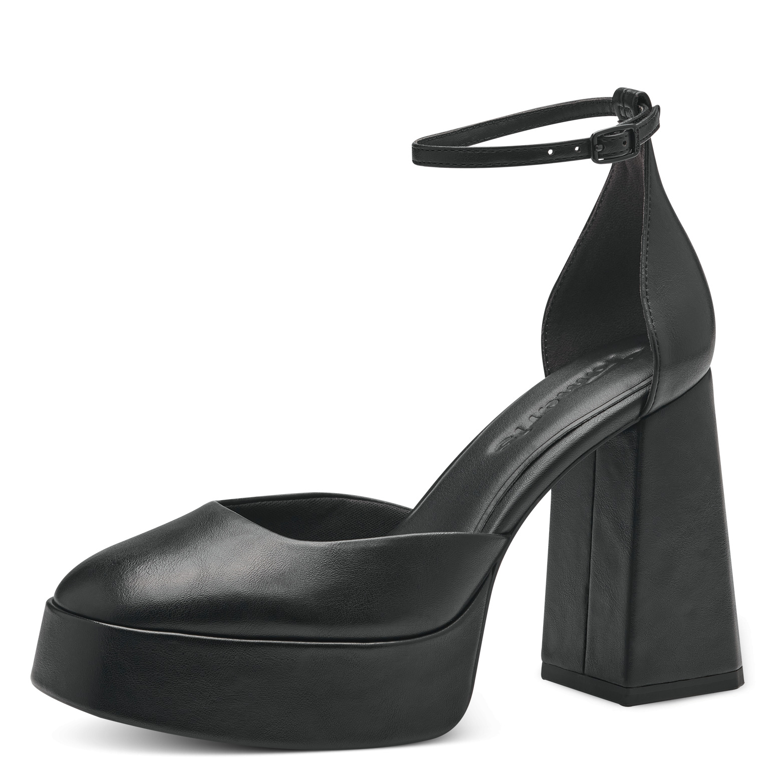 Дамски елегантни обувки  на ток Tamaris Touch It черни