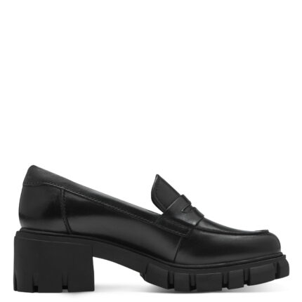 Дамски обувки Tamaris Comfort Lining естествена кожа черни