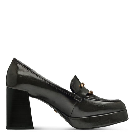 Дамски елегантни обувки на ток Tamaris Touch it зелени