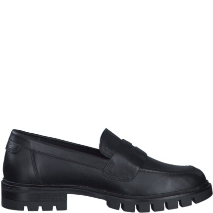 Дамски обувки Tamaris естествена кожа Touch It черни