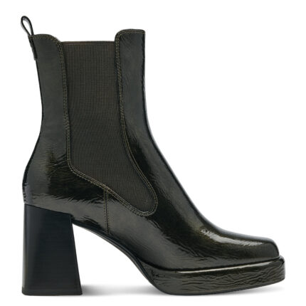 Дамски боти на ток Tamaris Touch it зелени