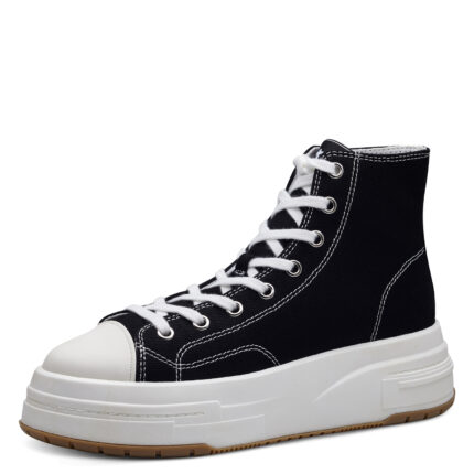 Дамски кецове на платформа Tamaris  черни