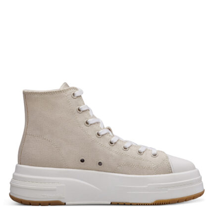 Дамски кецове на платформа Tamaris бежови