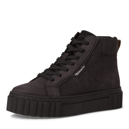 Дамски кецове Tamaris естествен набук  черни