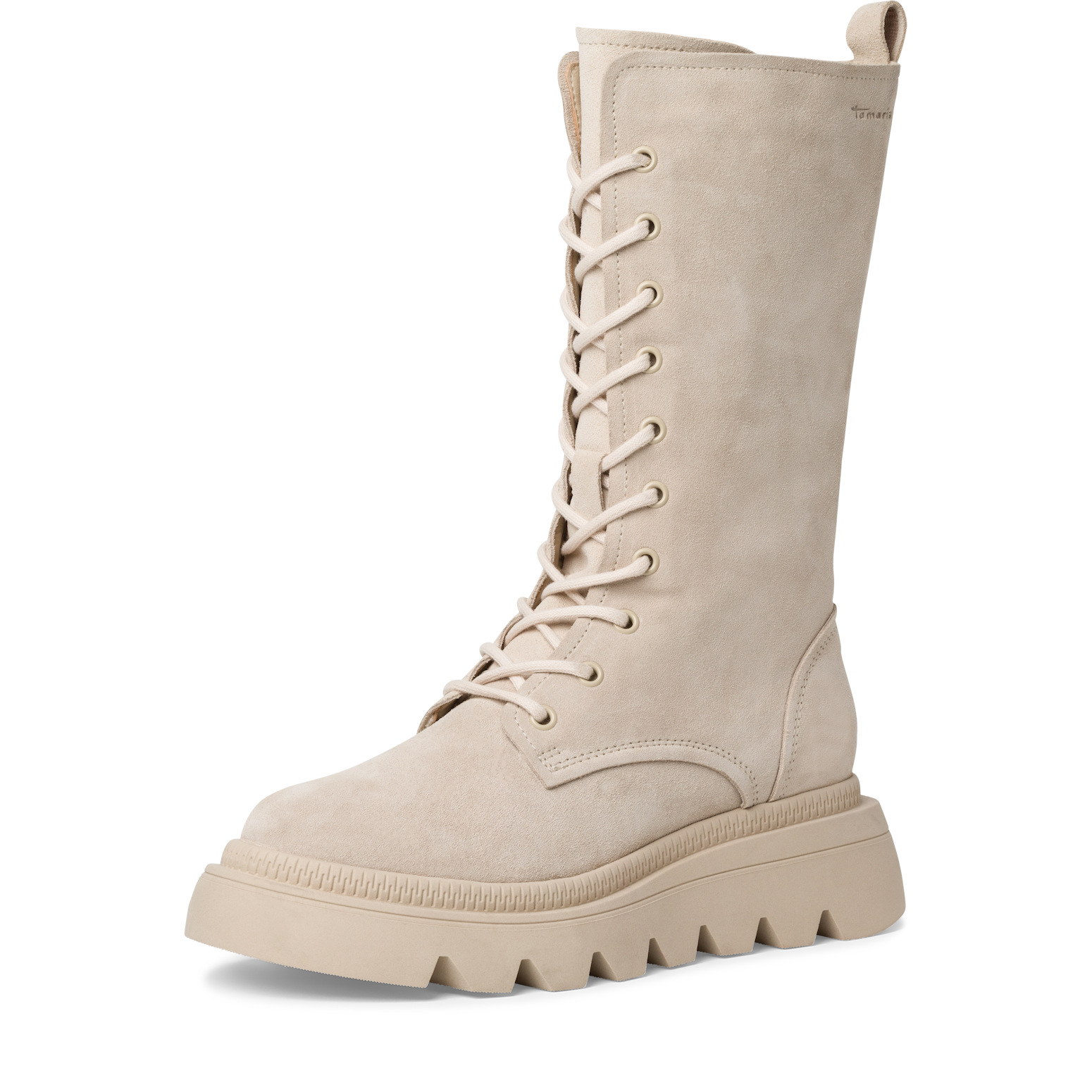 Дамски боти Tamaris естествена набук