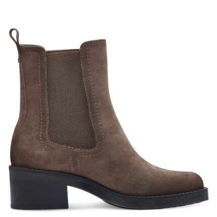 Дамски боти Tamaris Touch it естествена кожа кафяви