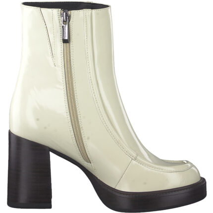 Дамски боти на ток Tamaris бежов лак