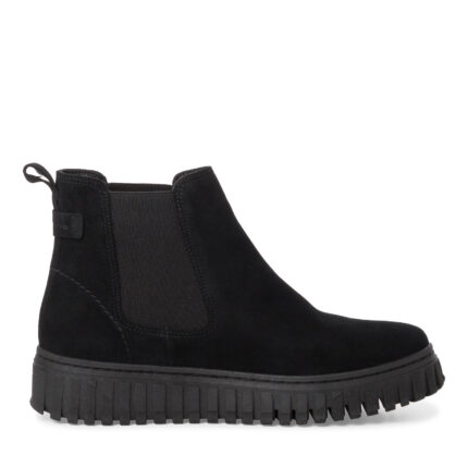 Дамски боти Tamaris Comfort Lining естествена кожа черни