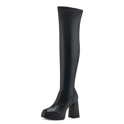 Дамски елегантни ботуши Tamaris черни