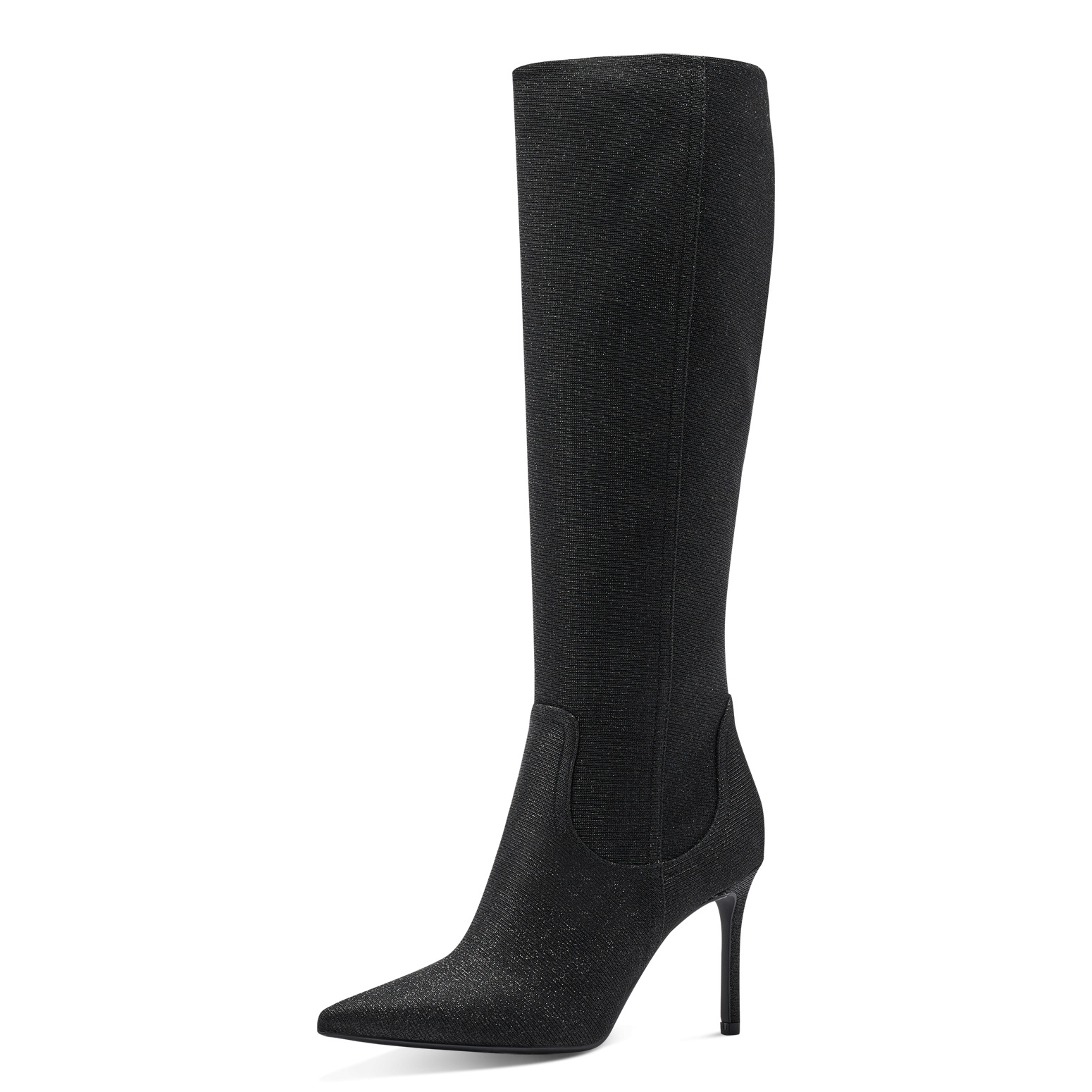 Дамски елегантни ботуши Tamaris черни