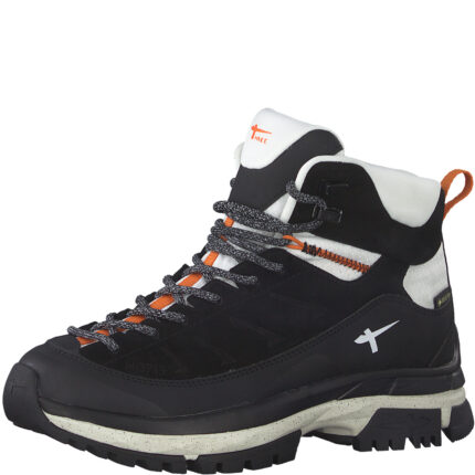 Дамски ежедневни боти с връзки Tamaris  Gore-Tex  черни