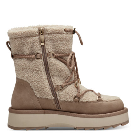 Дамски боти Tamaris еко-кожа бежови