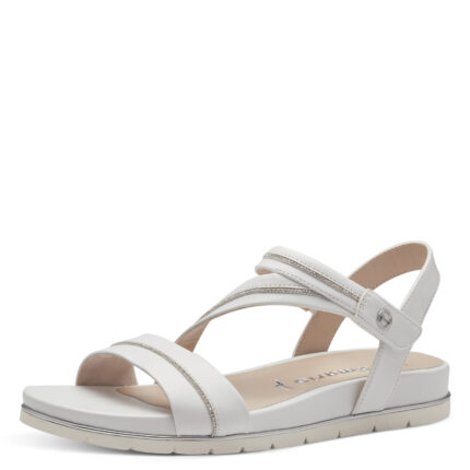 Дамски ежедневни сандали Tamaris Touch it бели