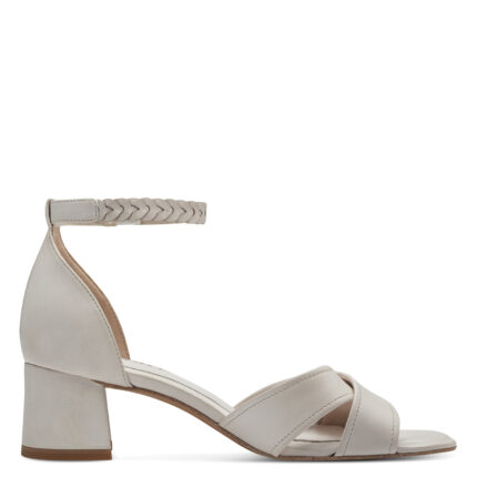 Дамски сандали Tamaris естествена кожа Touch it бели