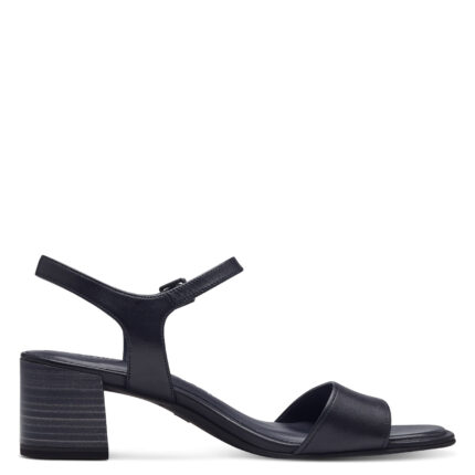 Дамски сандали Tamaris eстествена кожа Touch it тъмно сини