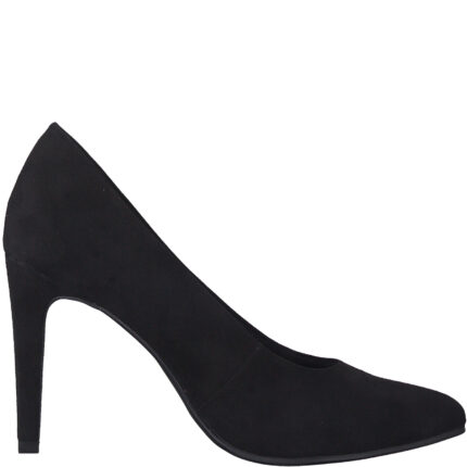 Дамски елегантни обувки на висок ток Marco Tozzi черни