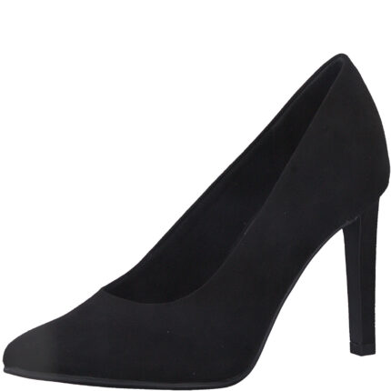 Дамски елегантни обувки на висок ток Marco Tozzi черни