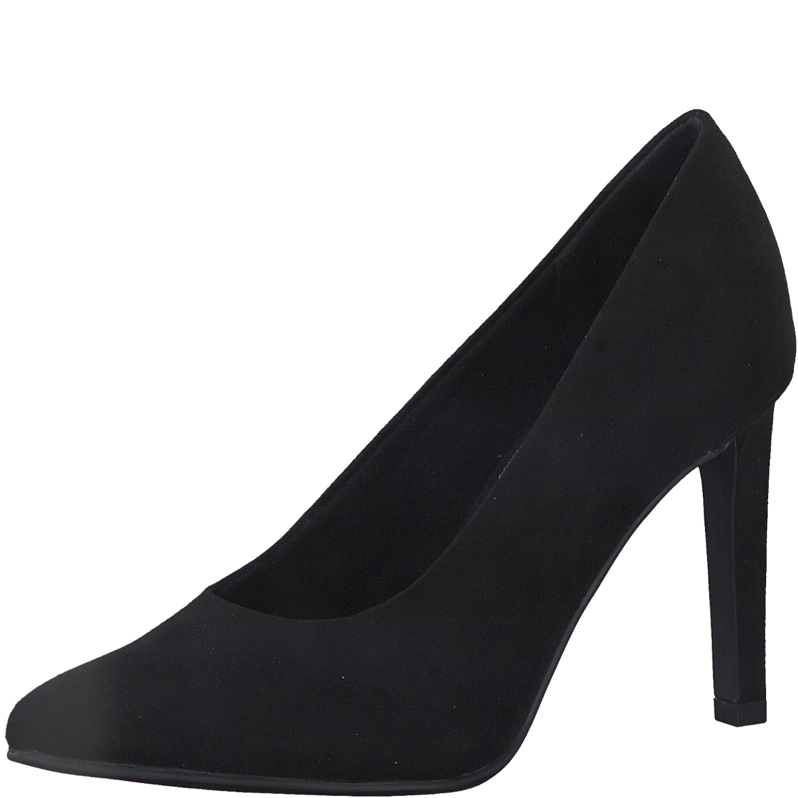 Дамски елегантни обувки на висок ток Marco Tozzi черни