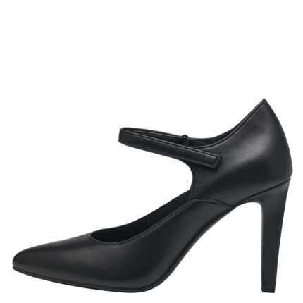 Дамски елегантни обувки на висок ток Marco Tozzi черни
