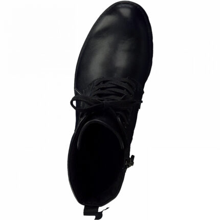 Дамски боти на висок ток с връзки Marco Tozzi мемори пяна черни