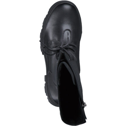 Дамски ботуши Marco Tozzi  естествена кожа черни