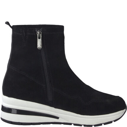 Дамски боти Marco Tozzi  естествена велур черни