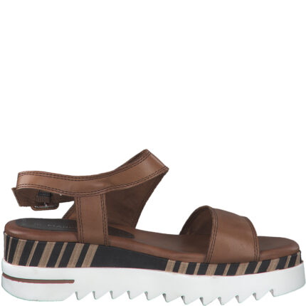 Дамски  равни сандали  Marco Tozzi кафяви