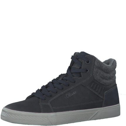 Мъжки кецове  S.Oliver  Тех  сини/сиви Soft Foam